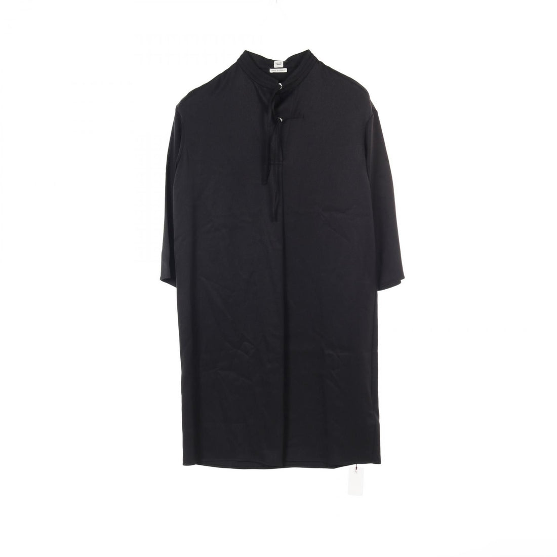 Hermes Dress Black Rayon Silk