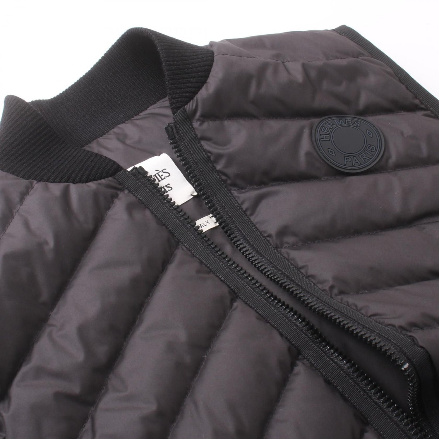Hermes Down Vest Black Other Polyester 3h 0156da
