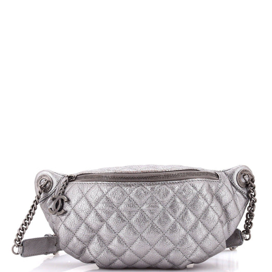 Banane Waist Bag Quilted Leather