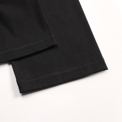 Hermes Embroidered Pocket T-shirt Black Cotton