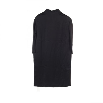 Hermes Dress Black Rayon Silk