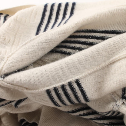 Hermes Chaine Dancre Series Button Cardigan Beige Black Cashmere Cotton 3e 2102d 2