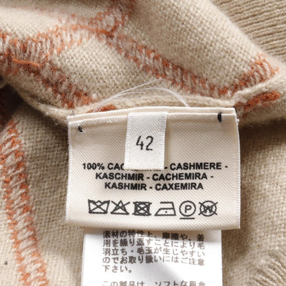 Hermes H Rondo Knit Beige Brown Cashmere