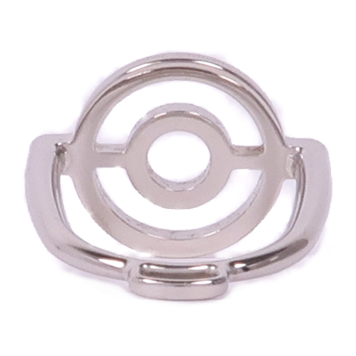 Hermes Kim Scarf Ring Silver Other Metal