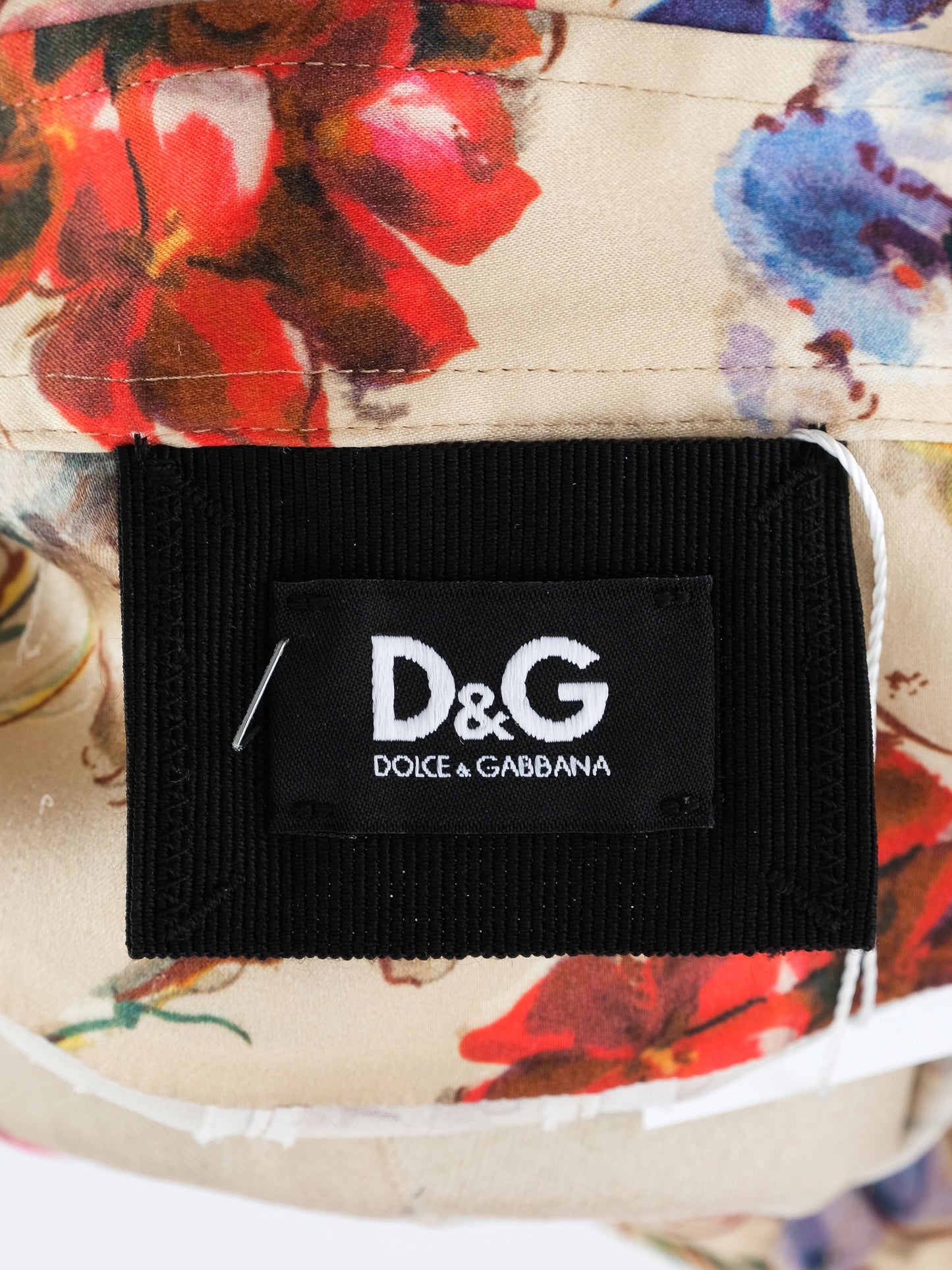 excellent dolce gabbana silk floral blouse combined color women