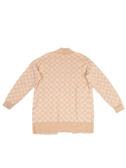 River Island Excellent Beige Cardigan Size 12 for Kids with Pockets