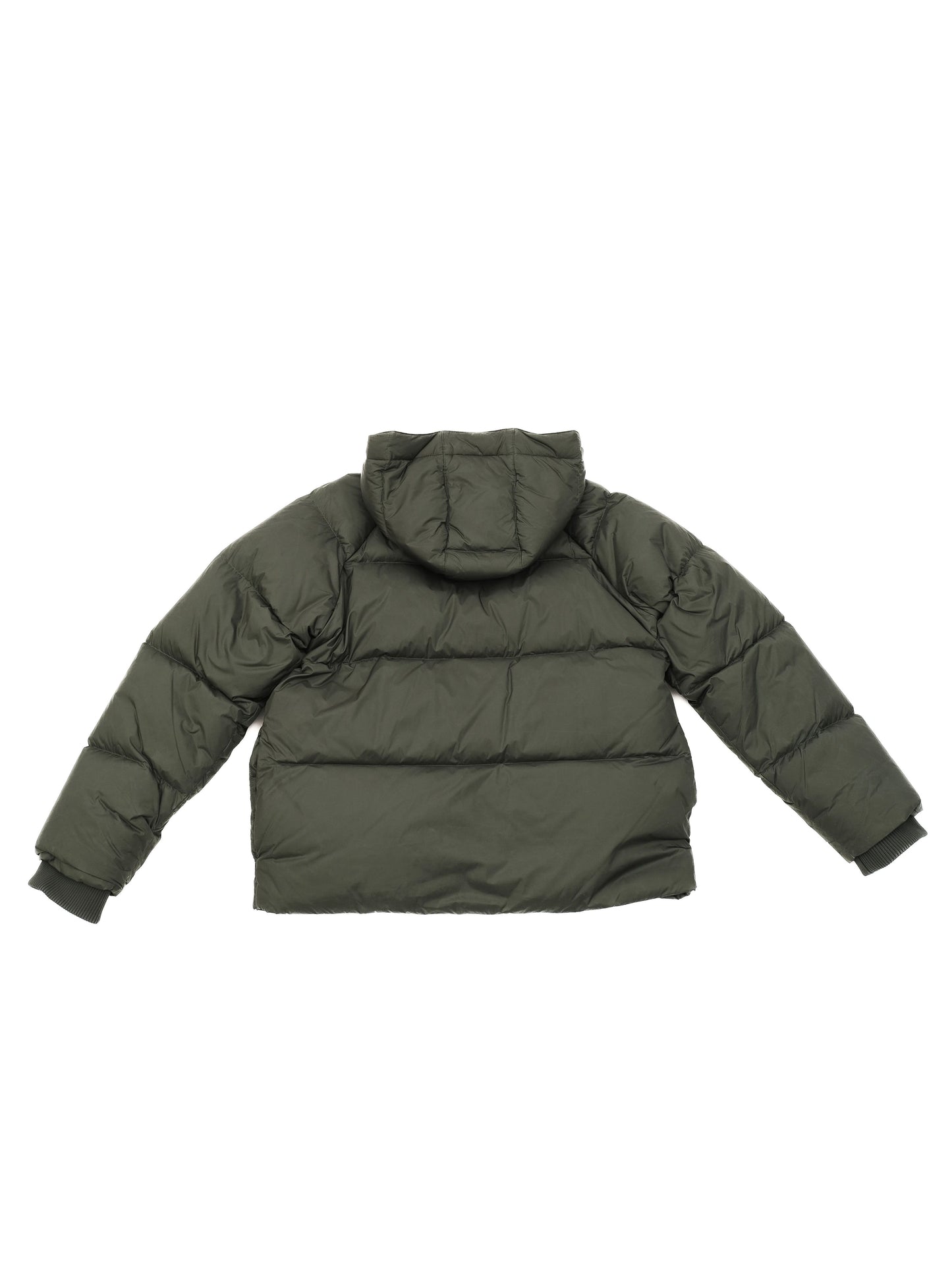 perfect burberry green puffer jacket for kids size 14