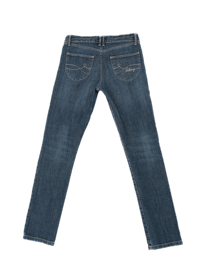 Excellent DKNY Blue Cotton Denim Jeans Size S Women