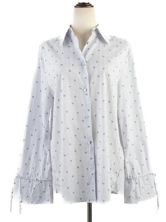 NEW Jacob Cohen Women's White Button-Up Shirt Size M