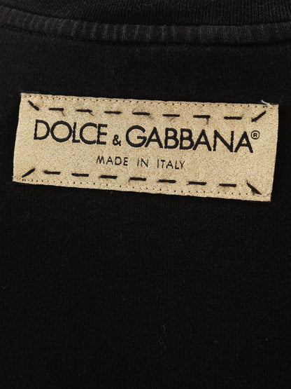 Excellent Dolce Gabbana Black T-Shirt Size S with D&G Heart Design