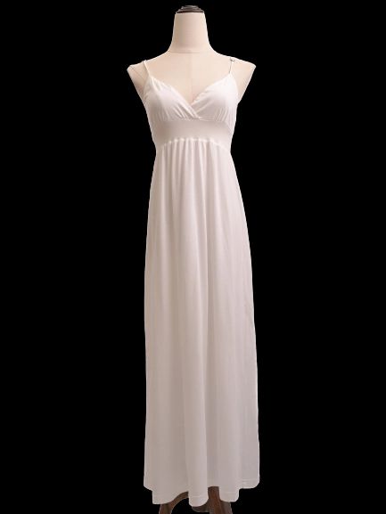 Excellent Standard James Perse White Cotton Sleeveless Dress Size S