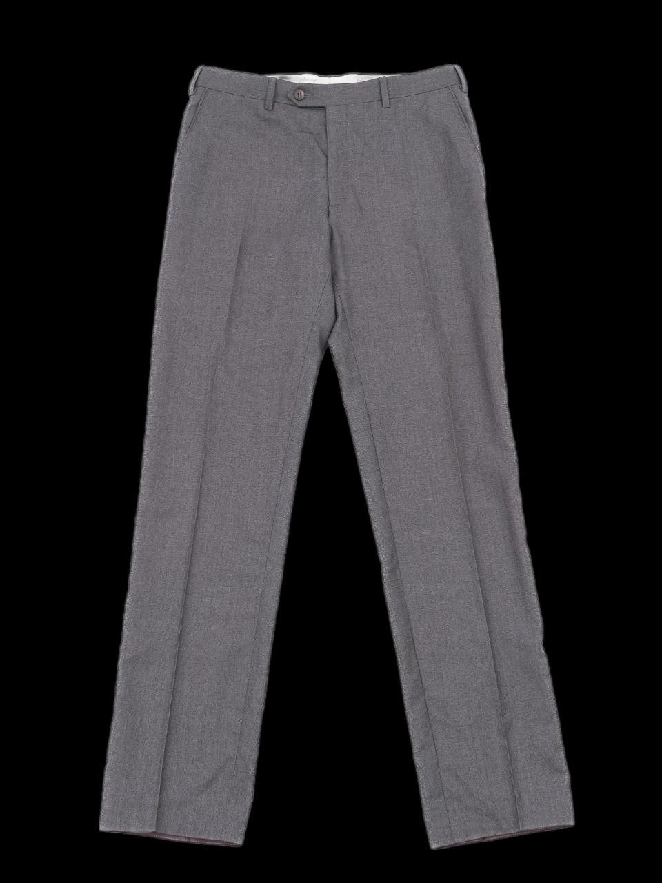 excellent brioni gray wool dress pants size m
