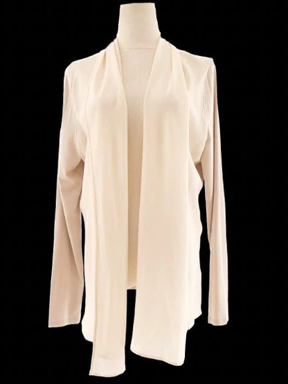 Excellent MarcCain Orange Long-Sleeved Open-Front Cardigan Women
