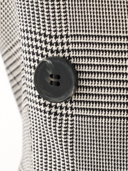 Excellent Max Mara Gray Plaid Blazer Dress Size M Women