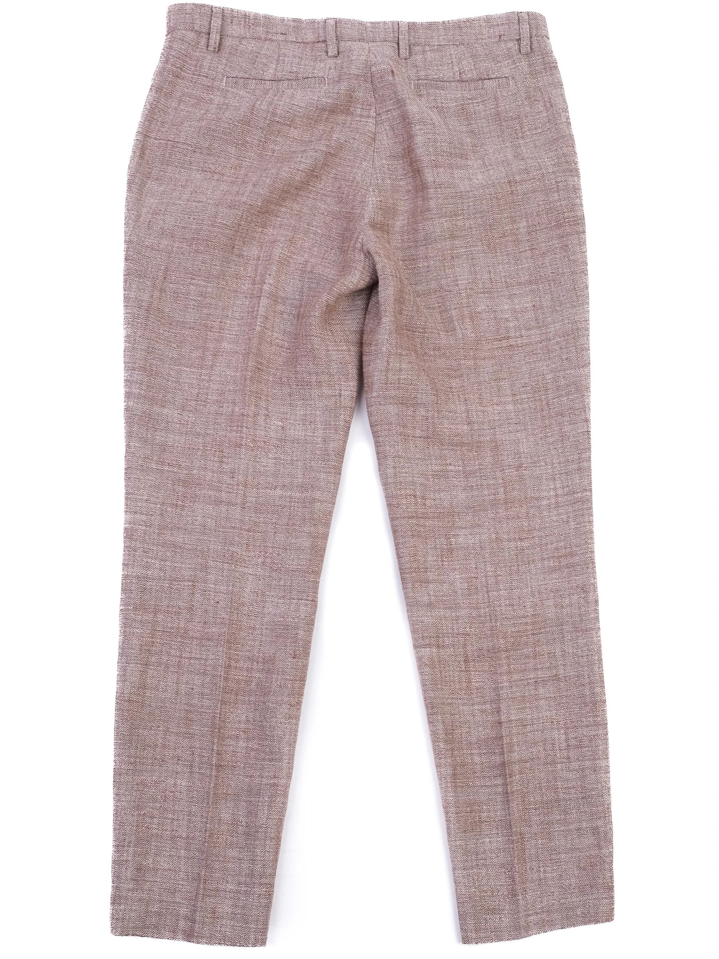 excellent fabiana filippi pink silk trousers size s made in italy