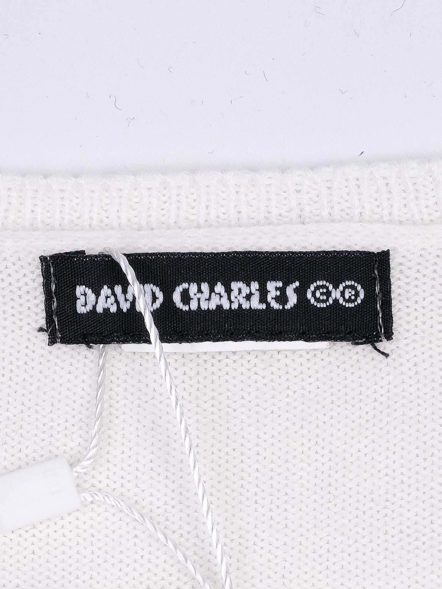 excellent david charles white cotton kids bolero cardigan size 4