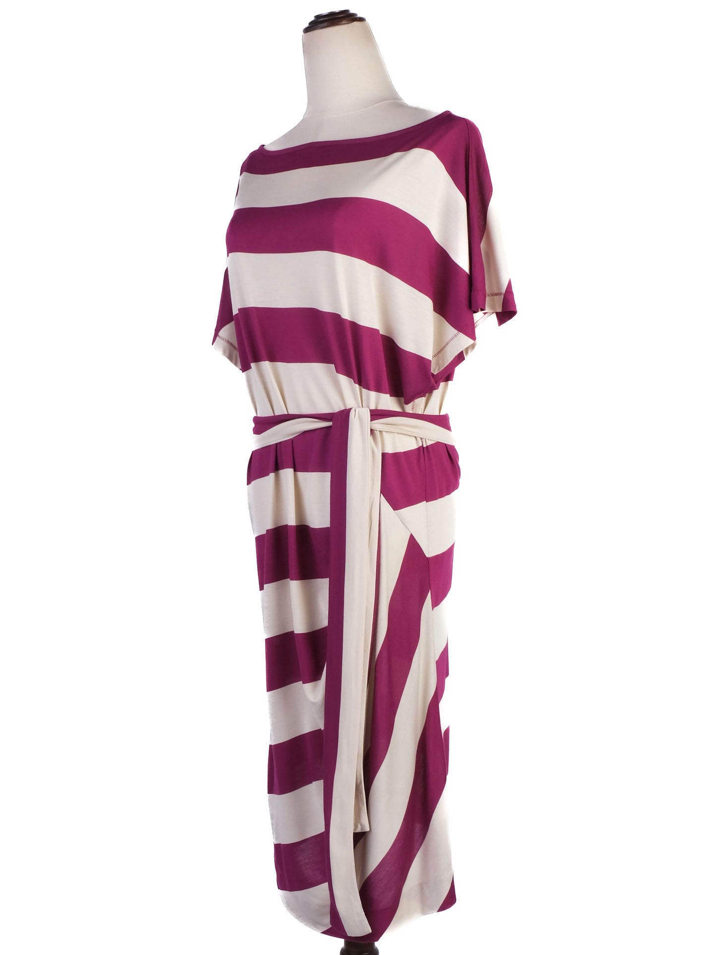 new by malene birger blue strapless dress size s with belt