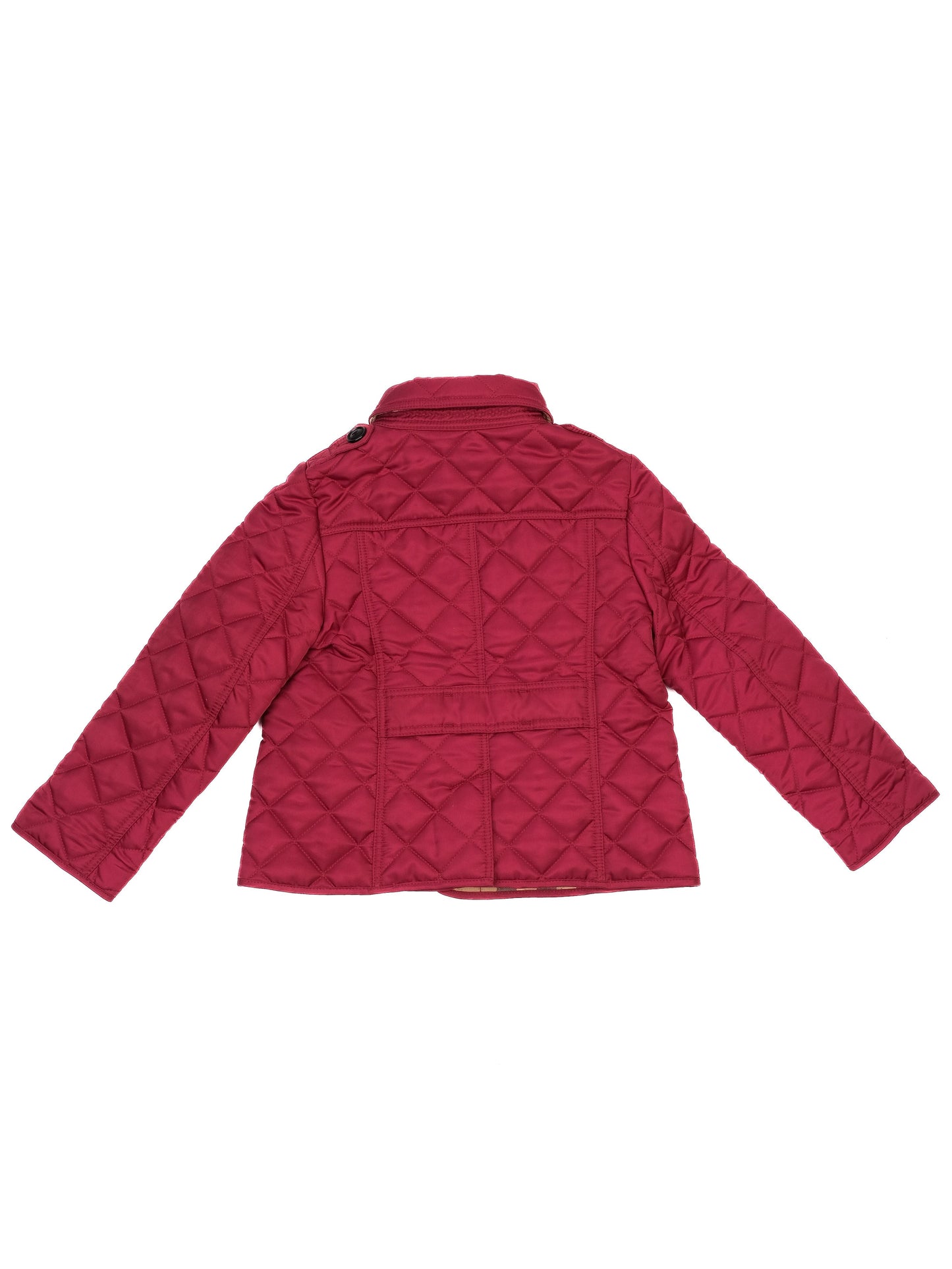 good burberry pink quilted jacket for kids size 4