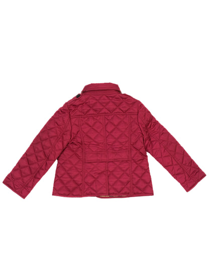Good Burberry Pink Quilted Jacket for Kids Size 4