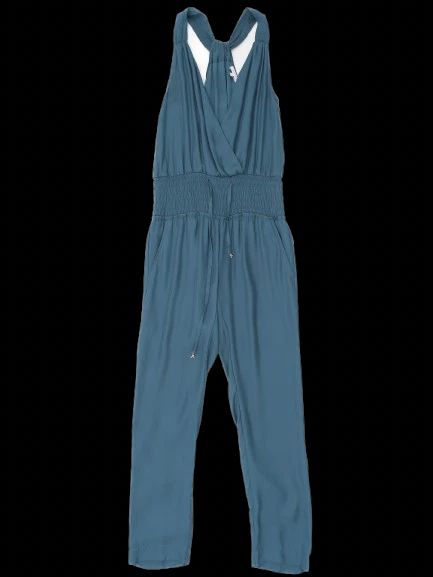 excellent patrizia pepe green halter neck jumpsuit size 40 m