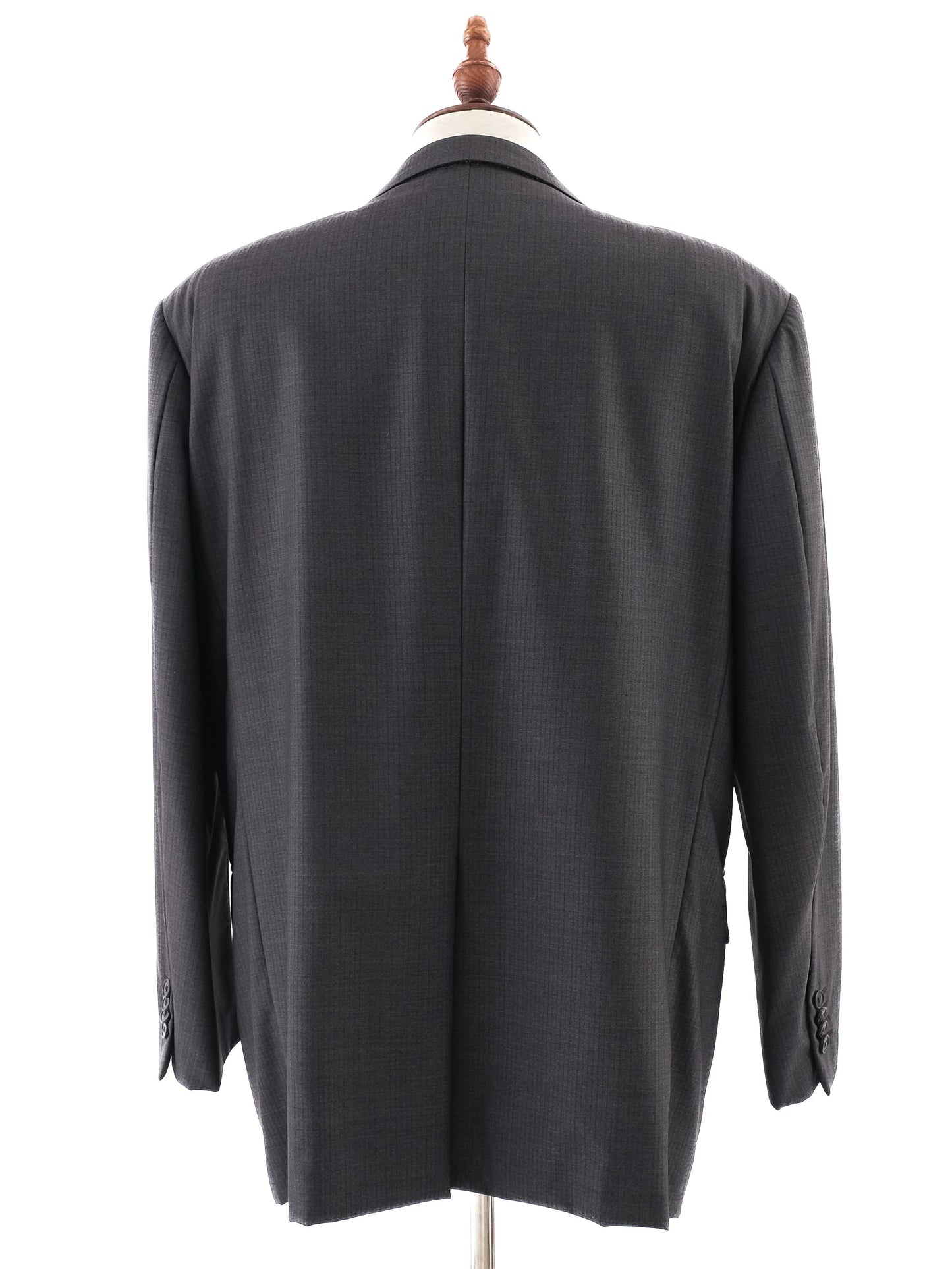 excellent ermenegildo zegna gray wool suit jacket size xl