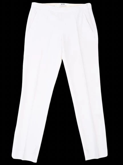 good moschino white trousers size m triacetate women