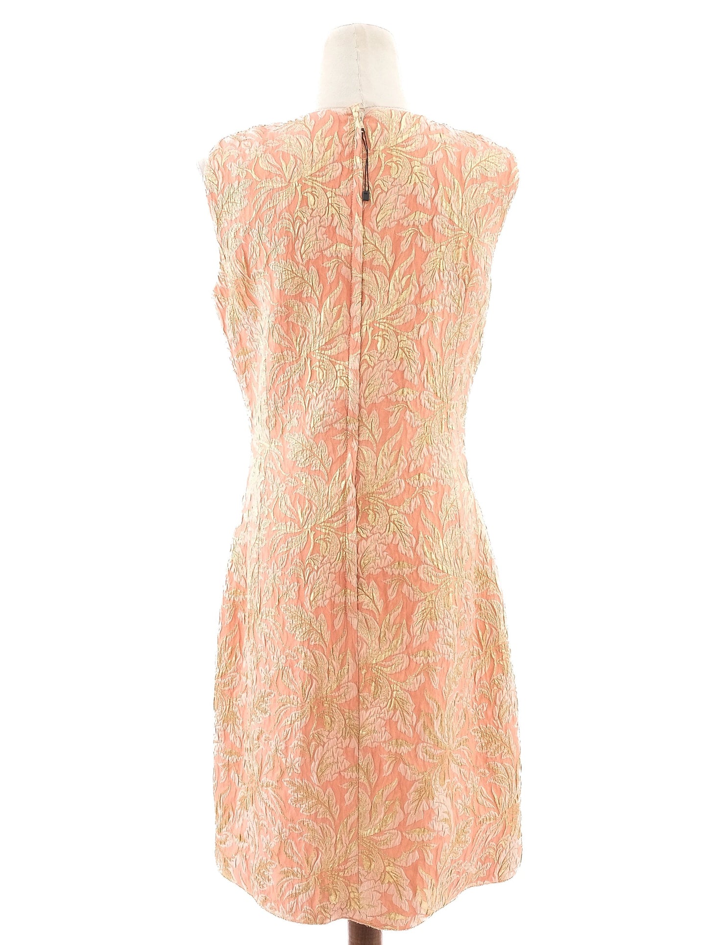 excellent dolce gabbana silk pink sleeveless dress size xl