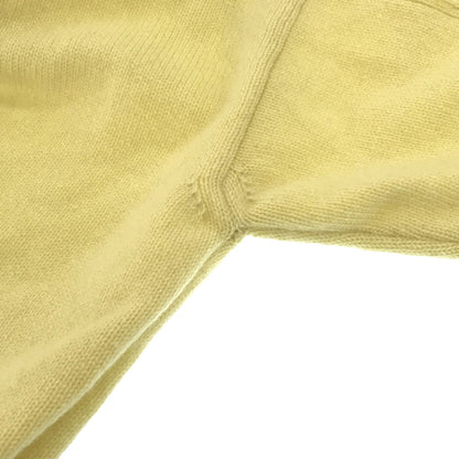Hermes Yellow Cashmere Cardigan 34
