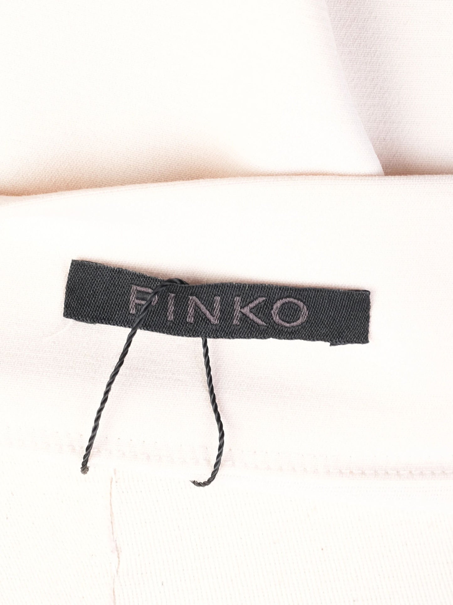excellent pinko white pleated skirt in viscose size m
