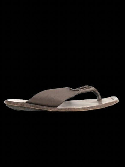 Excellent Jil Sander Orange Leather Flip-Flop Sandals Size 45