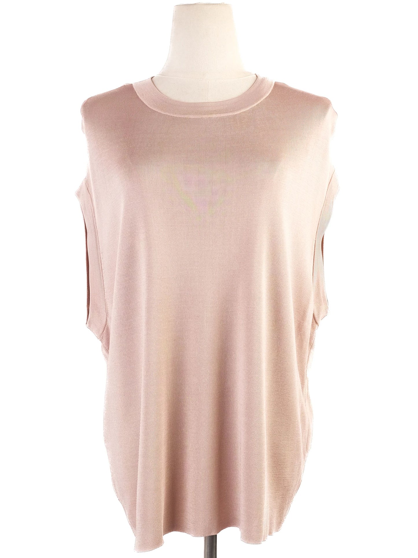 excellent cos pink viscose sleeveless top size m women