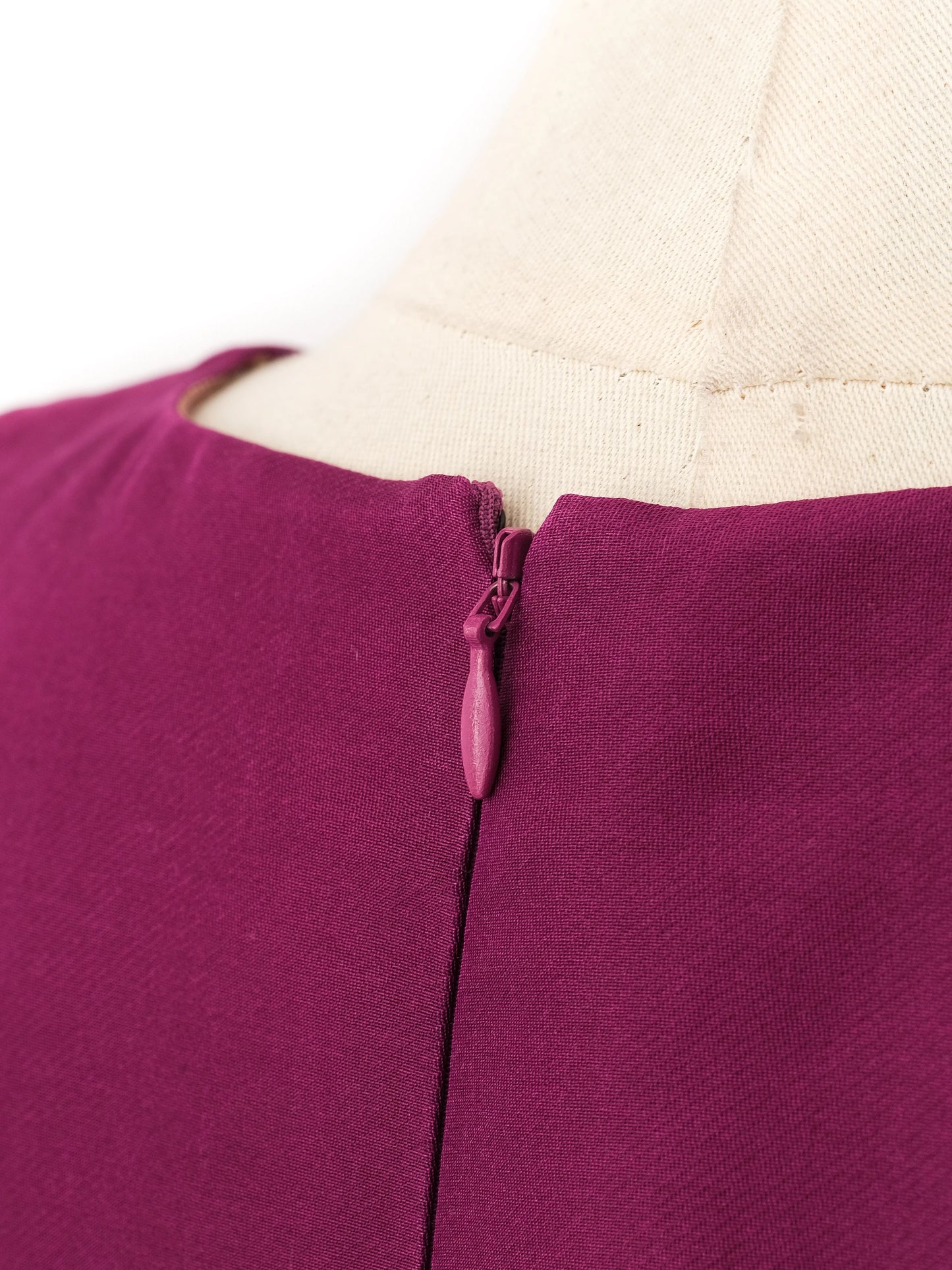 excellent zuhair murad purple silk floor-length dress sleeveless