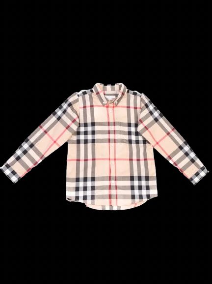 perfect burberry children's shirt size 8 combined plaid cotton