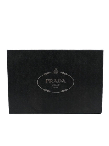 Excellent Prada Black High-Heeled Sandals Size 37.5 Lacquer