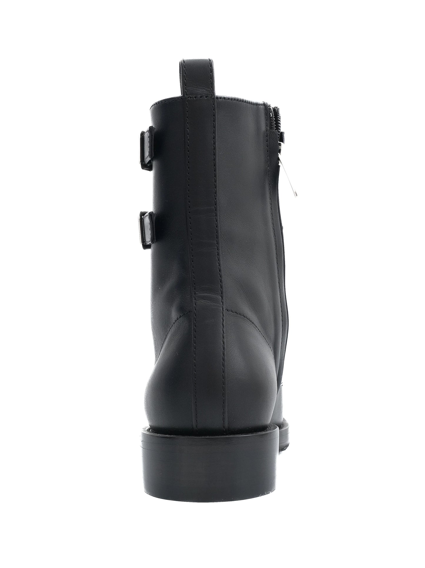 perfect gianvito rossi black leather lace-up boots size 35