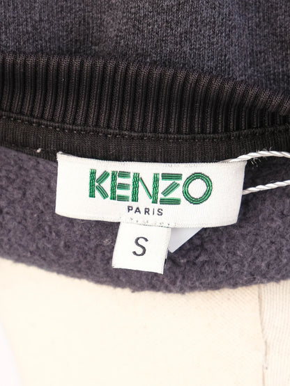 Excellent Kenzo Women's Sweatshirt Blue Polyester Size S