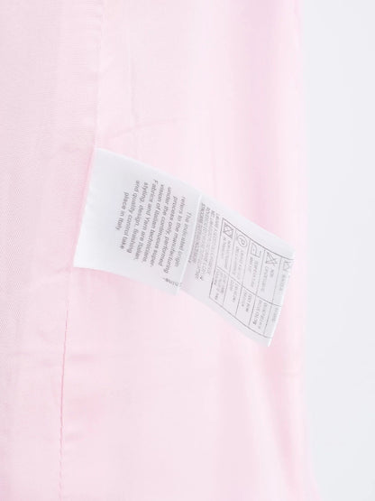 Excellent Luisa Spagnoli Pink Cotton Jacket Size L with Zipper