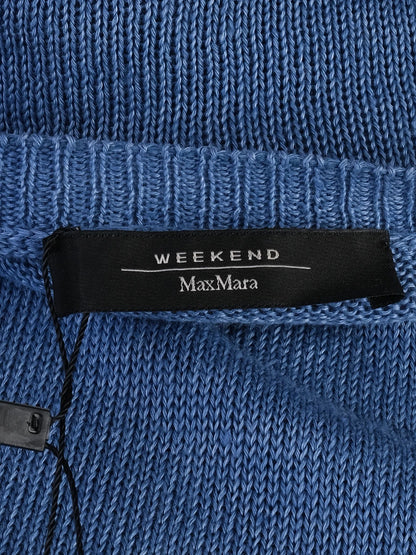 Excellent Weekend MaxMara Blue Sweater Size M - Women's Long Sleeve