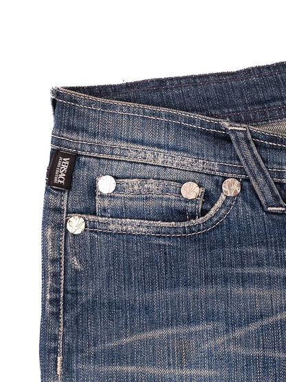Excellent Versace Jeans Couture Blue Cotton Jeans Size M