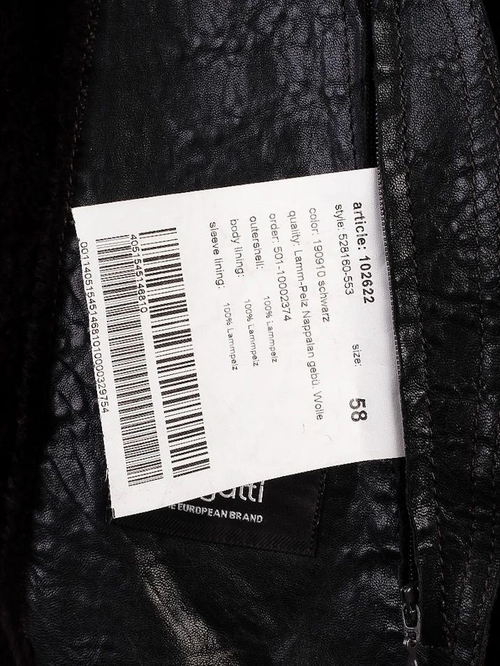 good bugatti orange leather coat size xl for men