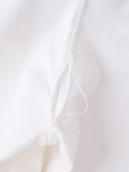 Excellent Dolce Gabbana White Cotton Women's Pants Size L