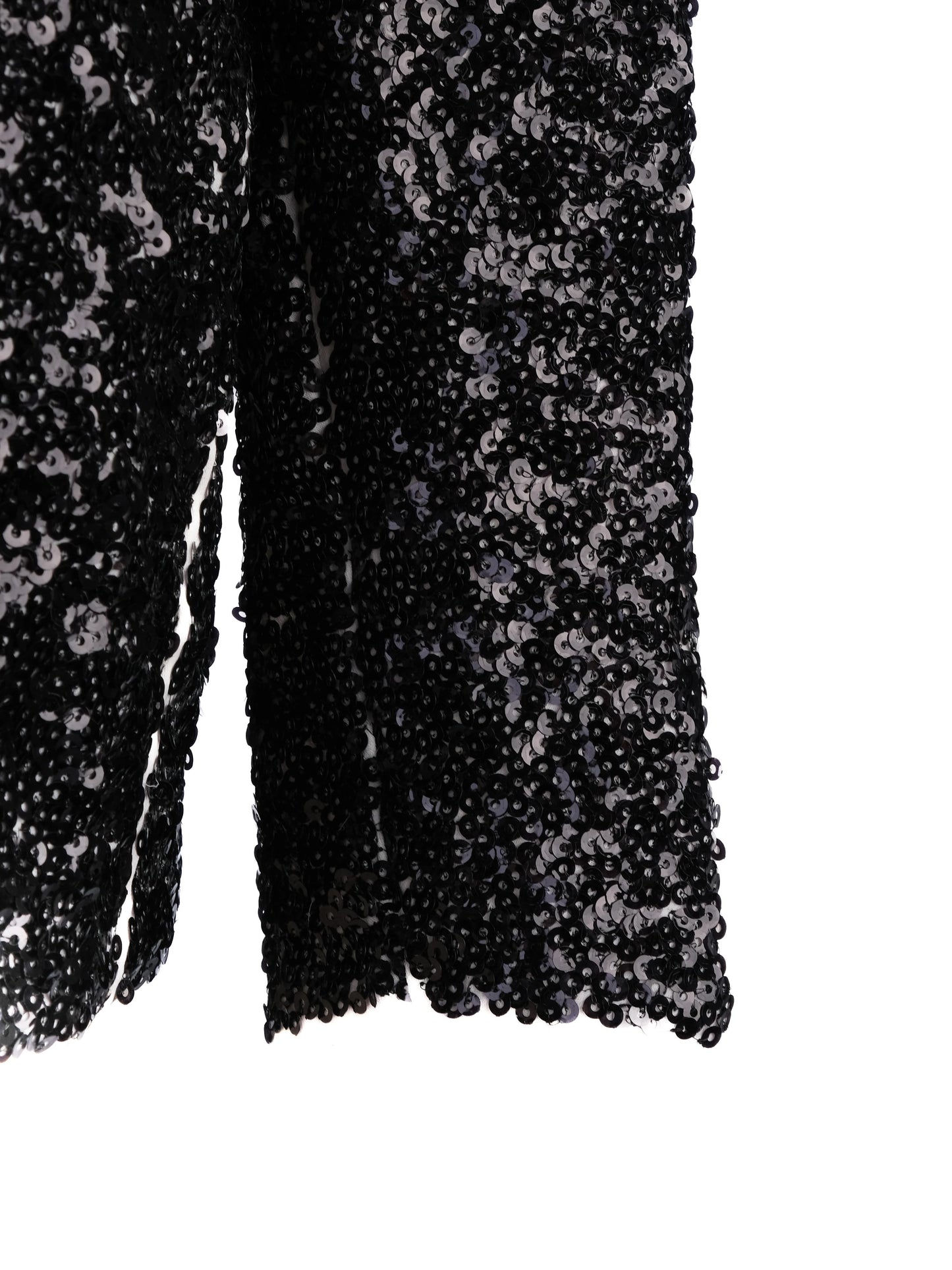 new by malene birger long sleeve blouse xxs white black sequined design