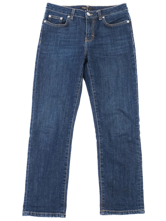 Maje Blue Cotton Jeans Size XS Excellent Condition