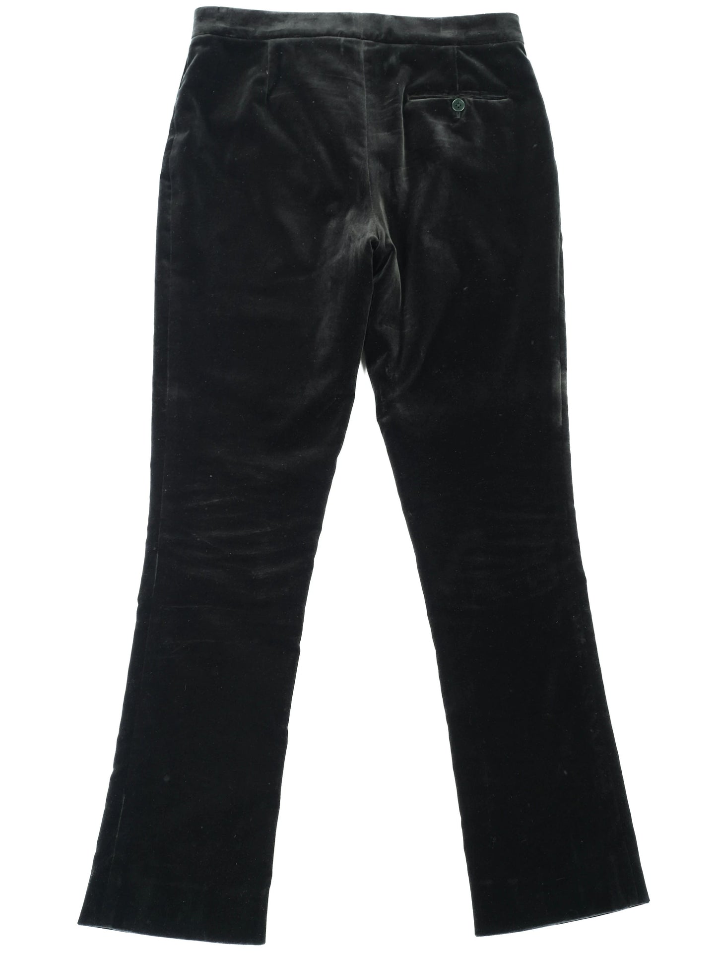 excellent ralph lauren green velvet pants size 6 made in italy