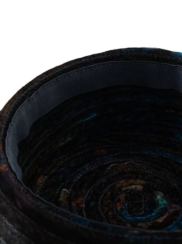 excellent kenzo hat combined textured viscose size xs