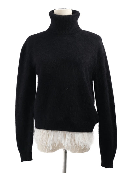 Excellent N21 Black Turtleneck Sweater Nylon Women