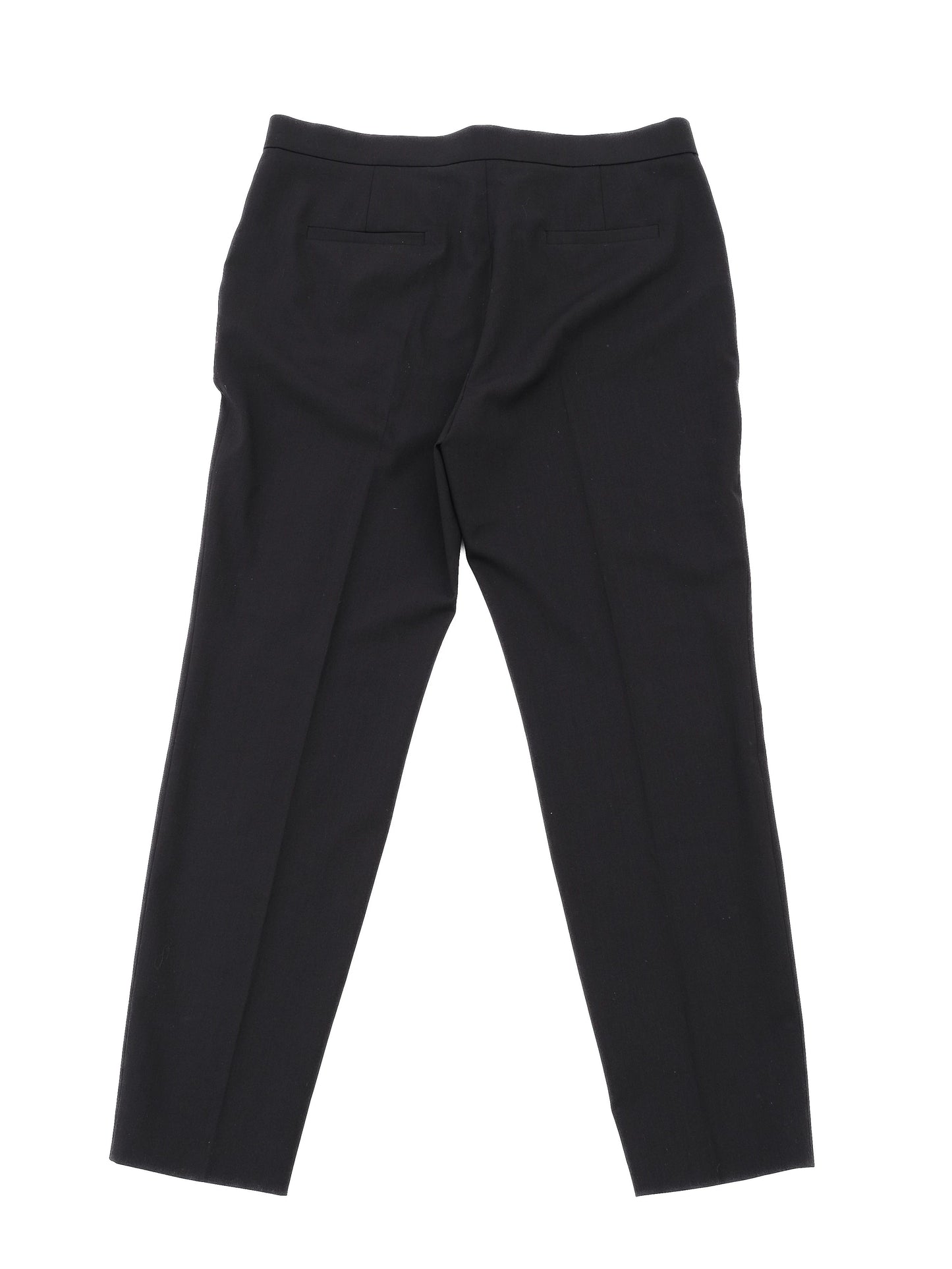 excellent escada black wool pants size l women germany