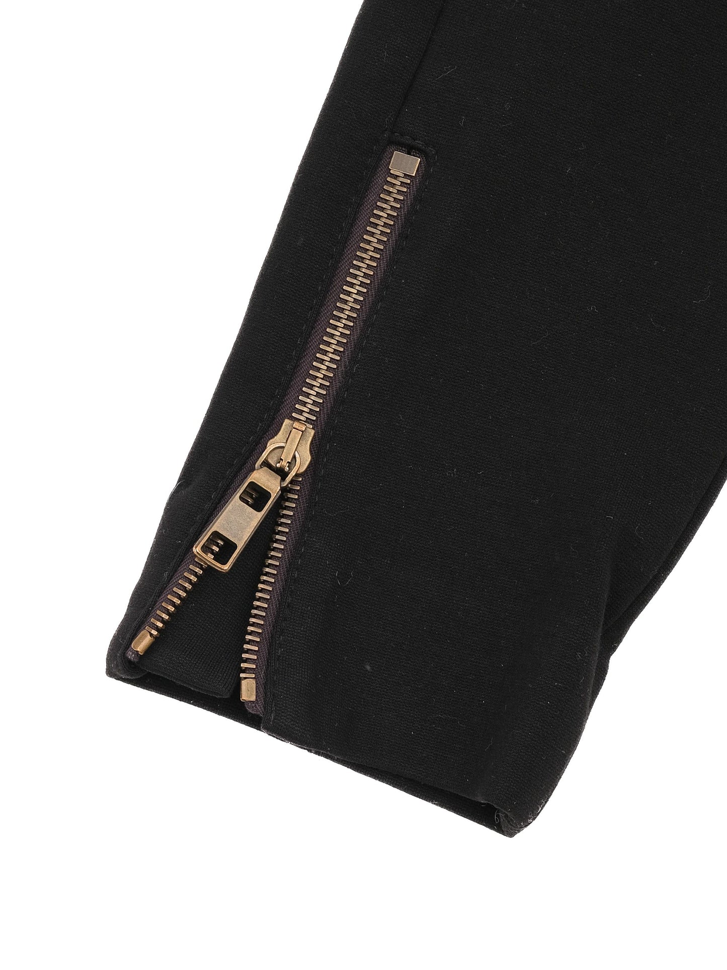 strenesse black pants with zipper details size xs excellent condition