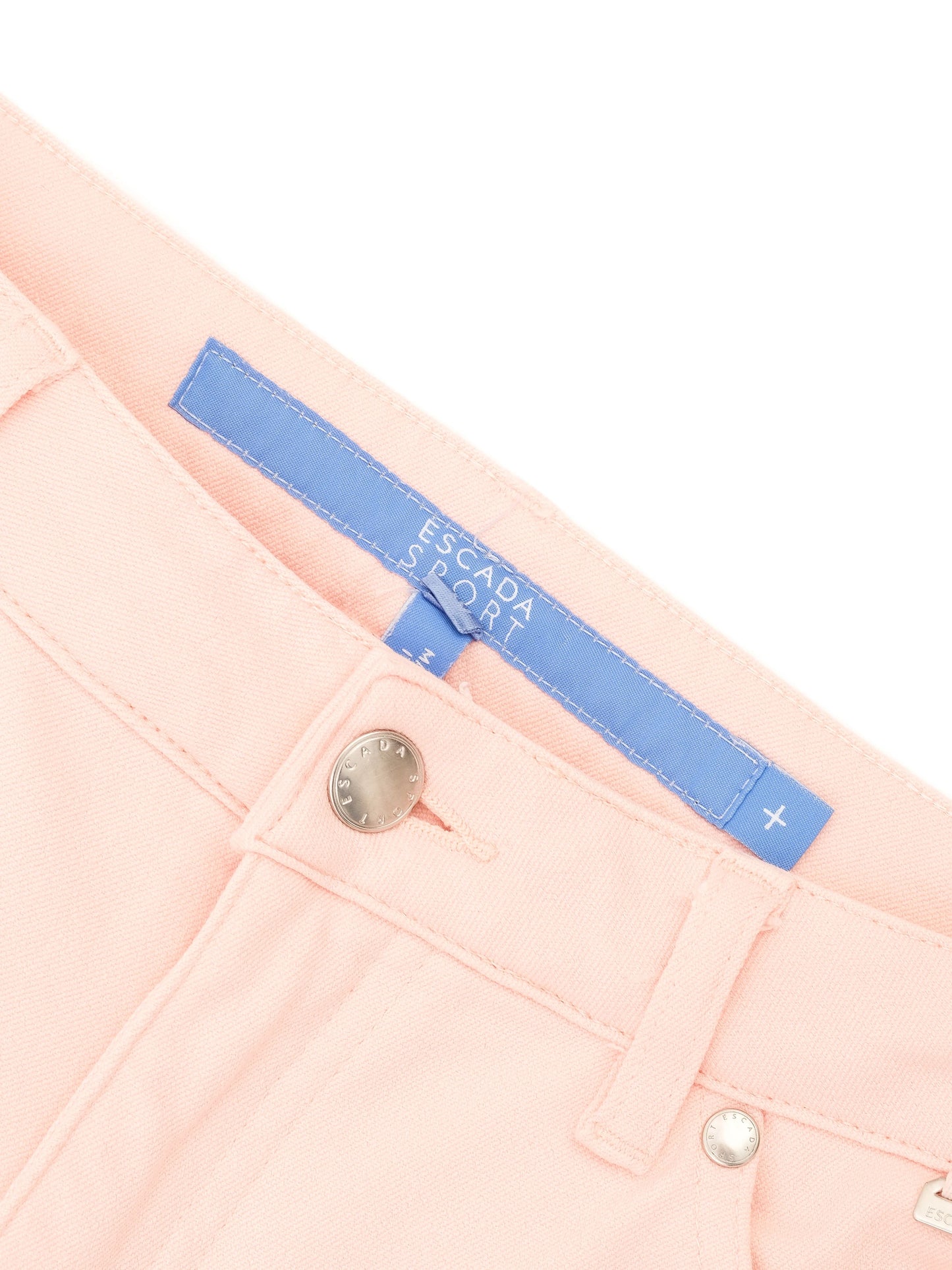 excellent escada sport pink elastane women's pants size m