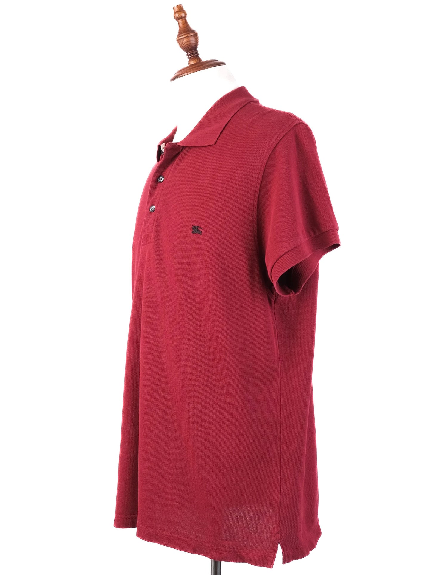 excellent burberry red cotton polo shirt size xxl for men